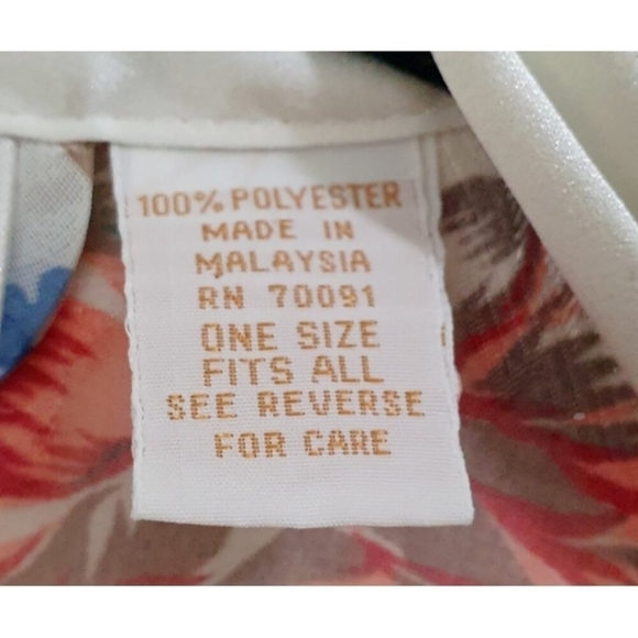 Victoria's Secret Vintage Floral Robe Gold Label Sheer Fairy Boho Airy One Size - Picture 5 of 5